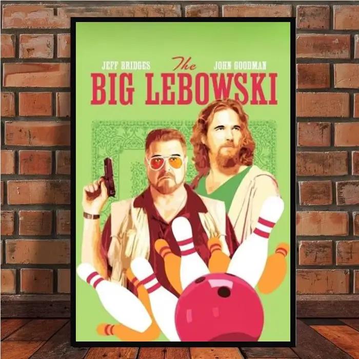 Le grand Lebowski (1998) affiche de film classique couverture Photo toile impression appartement décor à la maison peinture murale (sans cadre)
