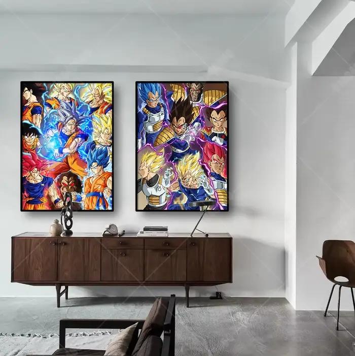 Affiche de dessin animé japonais Dragon Ball Z