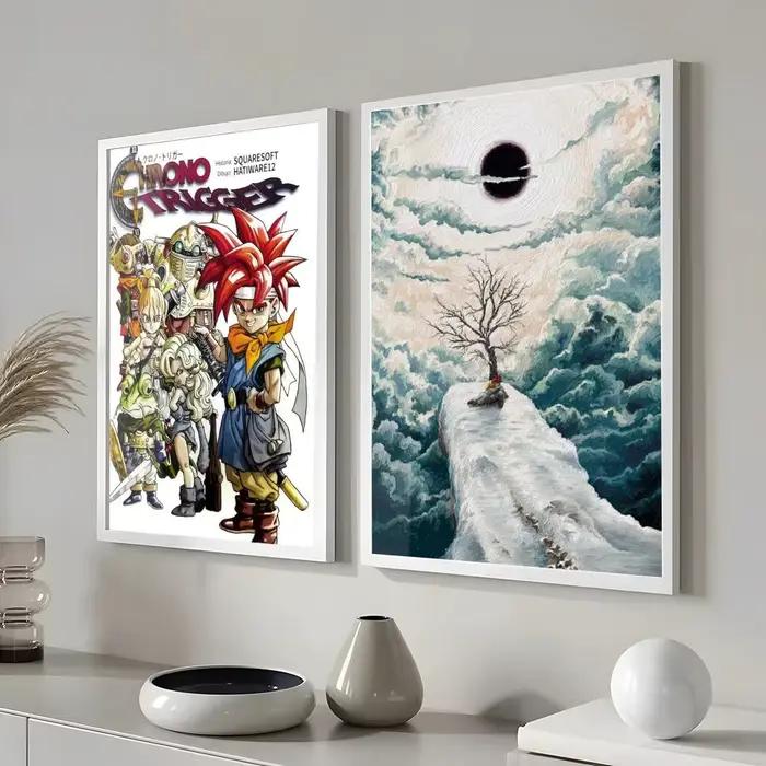 Poster RPG Chrono Trigger-T, artisanat, jeu de rôle, cadeau avec impressions, décoration pour la maison, la chambre à coucher, le salon, promotion et exposition