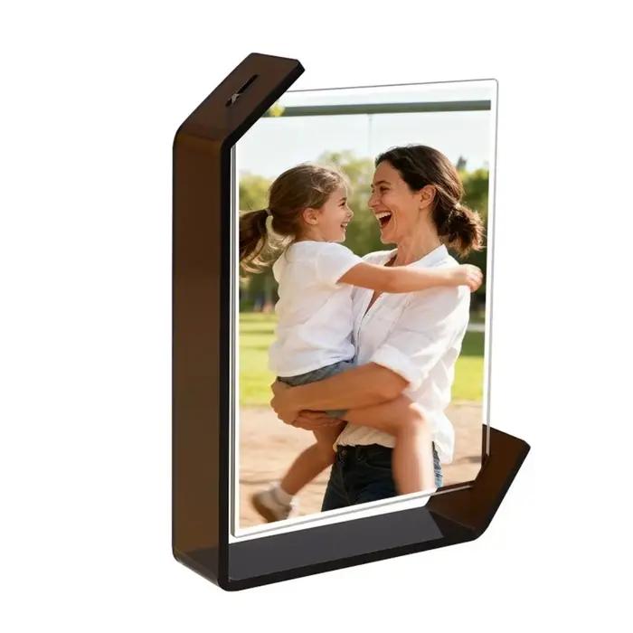 Cadre d'art 5/6/7/8 pouces en acrylique transparent pour photos