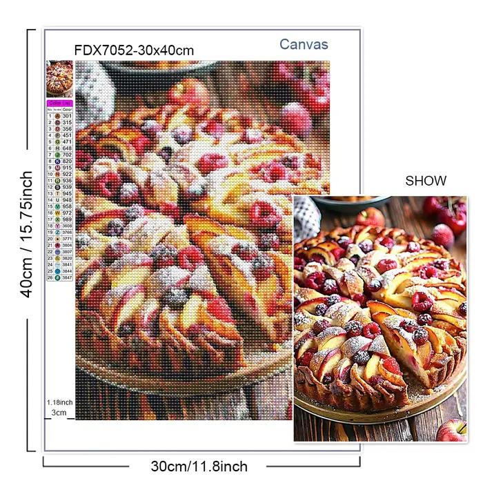 Peinture Diamant Fruits et Aliments Délicieux