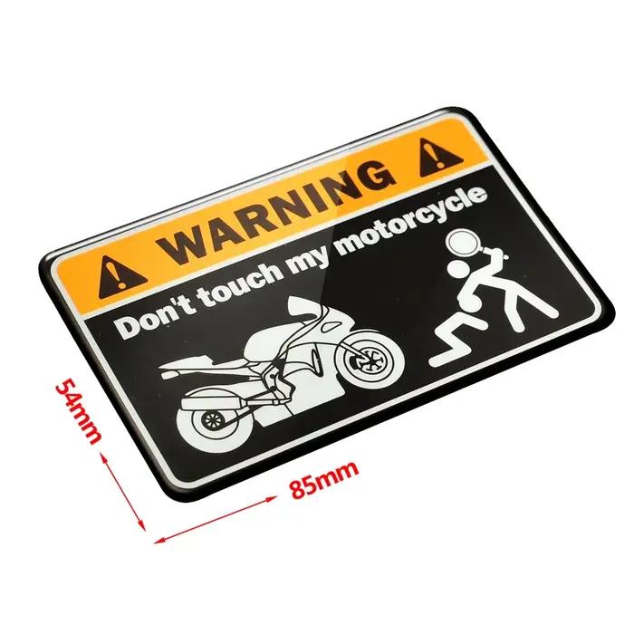 Ne touchez pas ma Moto autocollants Moto décalcomanies réservoir autocollants étui pour Kawasaki Suzuki Ducati Aprilia Honda Yamaha