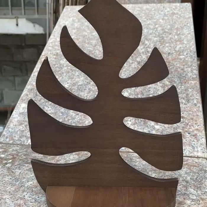 Décoration murale en bois, cadre créatif et moderne, plante murale suspendue, support de rangement rétro, clé