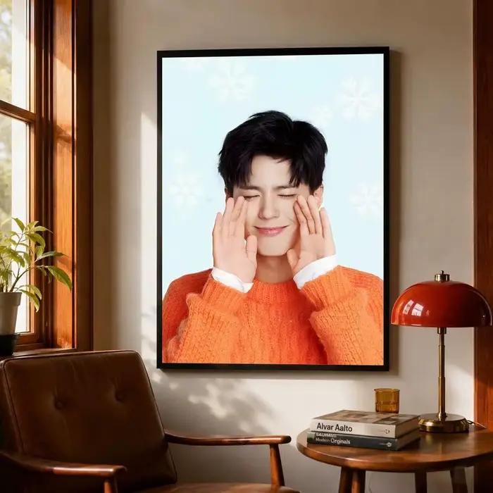Affiche d'art mural moderne avec image de l'acteur P-Park Bo-gum