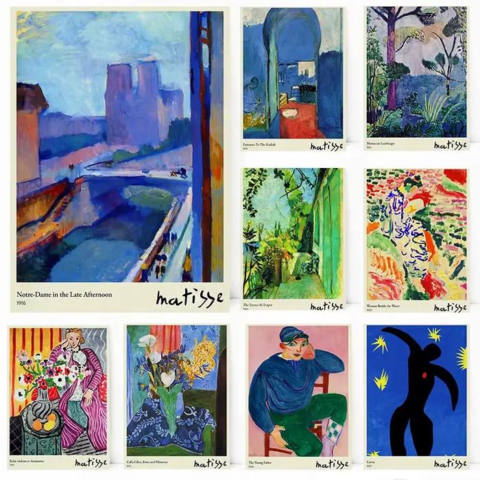 Affiche de peintre du fauvisme français Henri Matisse