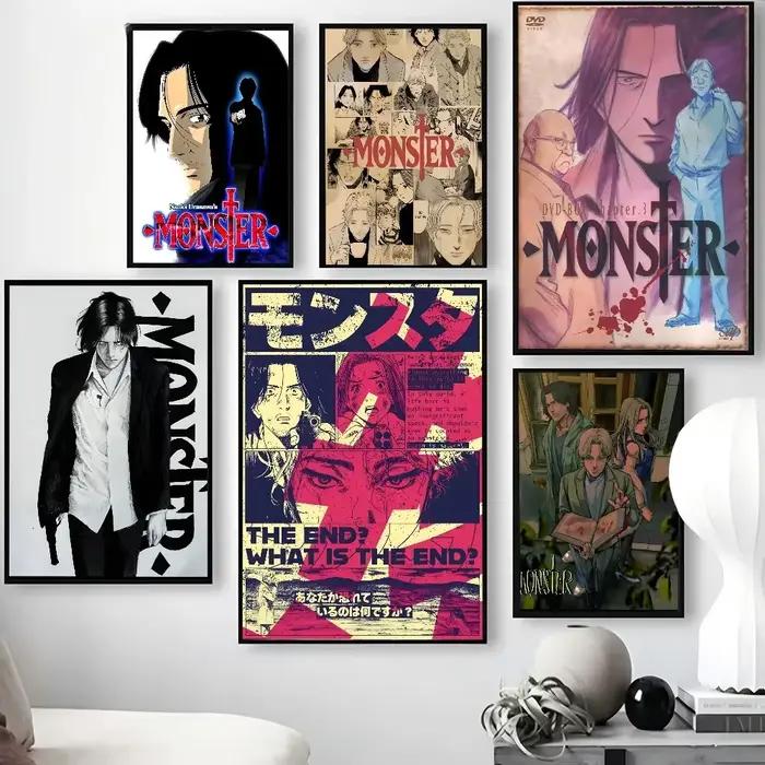 Monster Anime – Art mural rétro classique