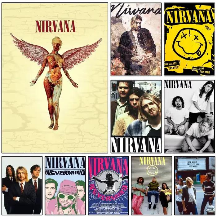 Affiche Punk Hard Rock N-Nirvana