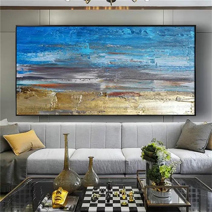 Peinture sur toile sans cadre