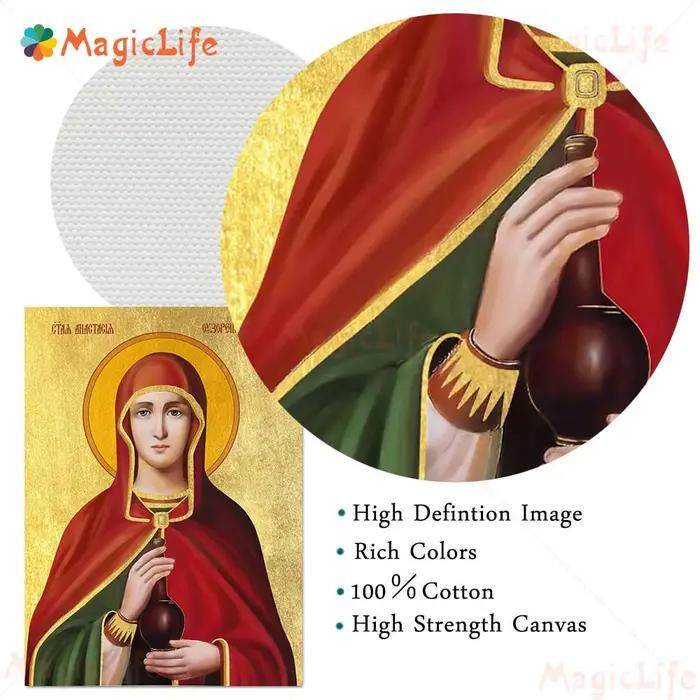 Affiches sur toile de la religion nonne Saint Agnes Saint Catherine