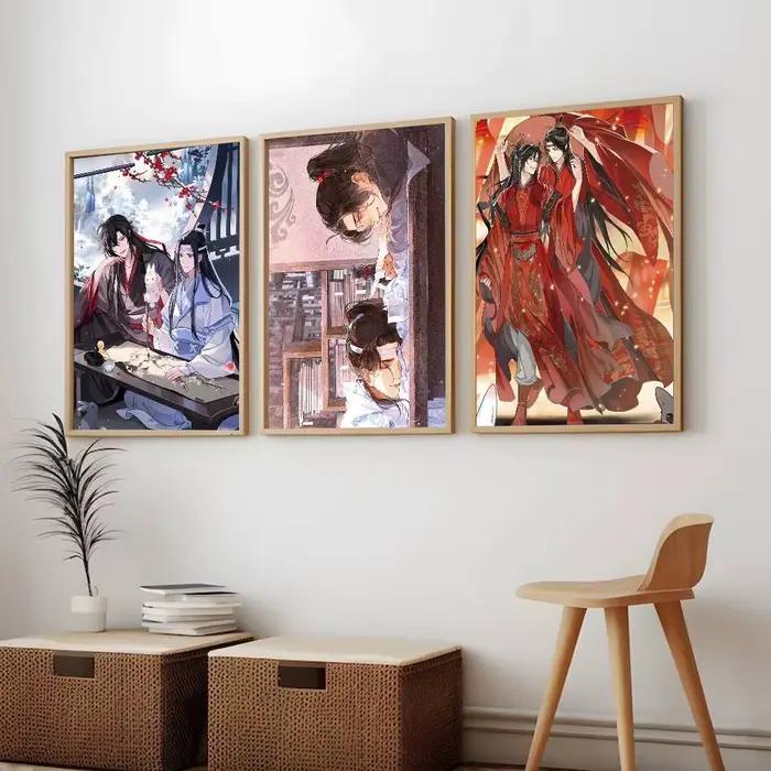 Grand maître de la culture démoniaque troisième affiche toile peinture