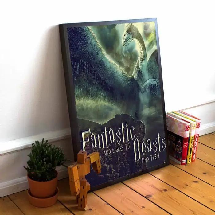 Affiche sur toile de monstres fantastiques et où les trouver