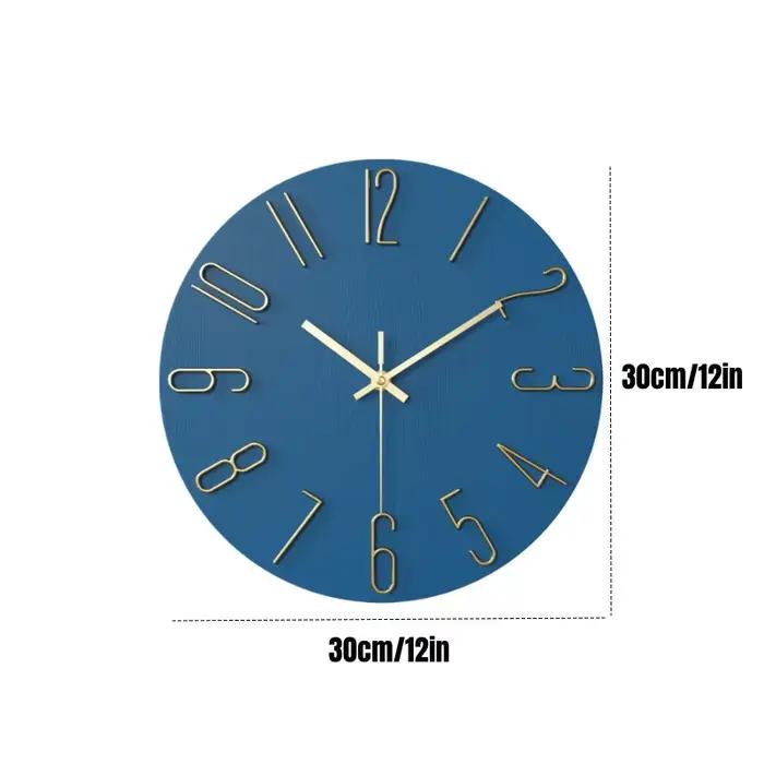 Horloges numériques 3D salon horloge murale Simple créatif ménage cadran montre mode horloge décorative 12 pouces 30CM horloges murales