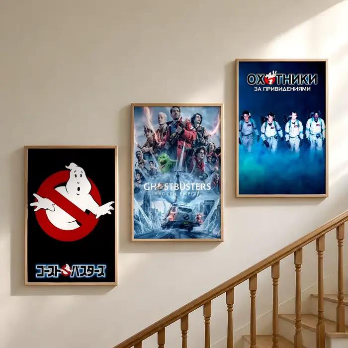 Affiche de film G-Ghostbusters Stay Puft Slimer, imperméable, HD, moderne, à coller sur le mur, décoration murale pour chambre à coucher, salon, dortoir, bureau