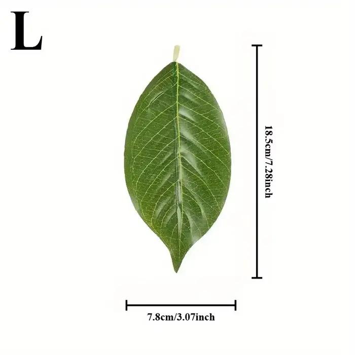 Ensemble de 20 feuilles de magnolia artificielles conçues pour les arrangements floraux
