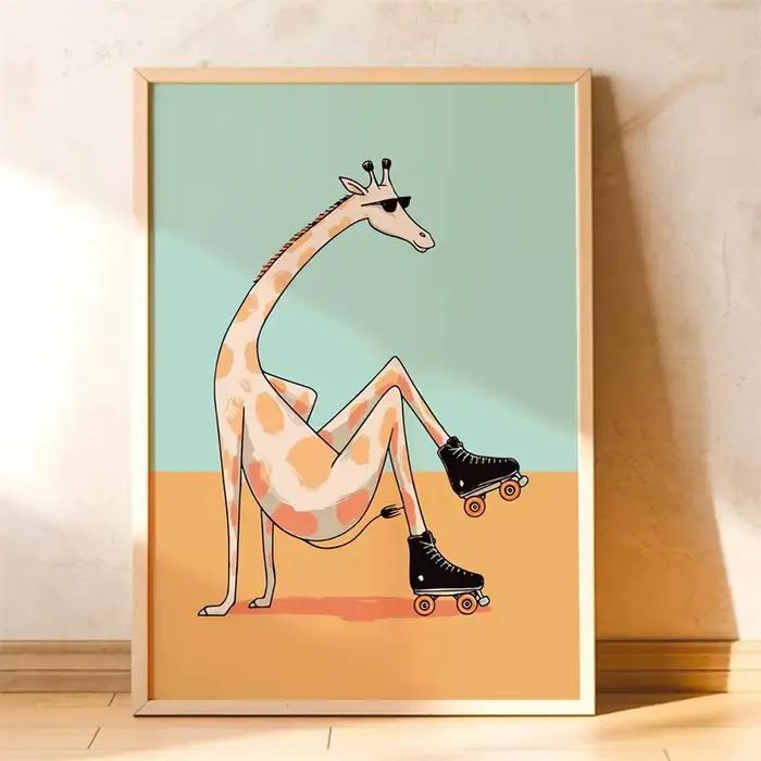 Affiches sur le thème des animaux pour chambre de bébé : impressions d'animaux élégantes et ludiques