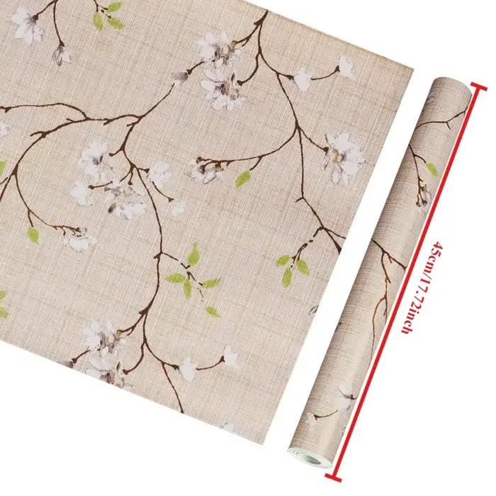 Autocollant de papier peint auto-adhésif de couleur unie