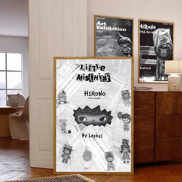 Affiche de dessin animé H-HIRONOES