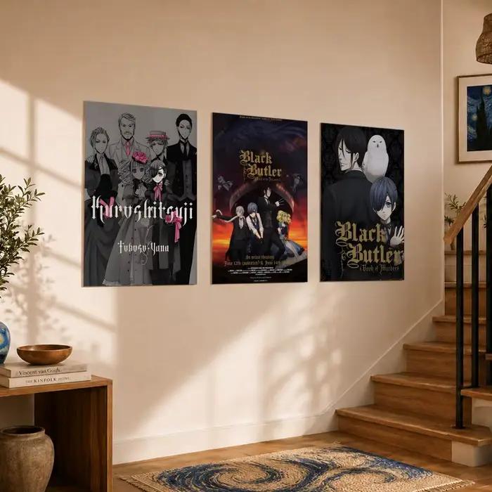 Affiche d'anime Dark Anime B-Black ButlerS