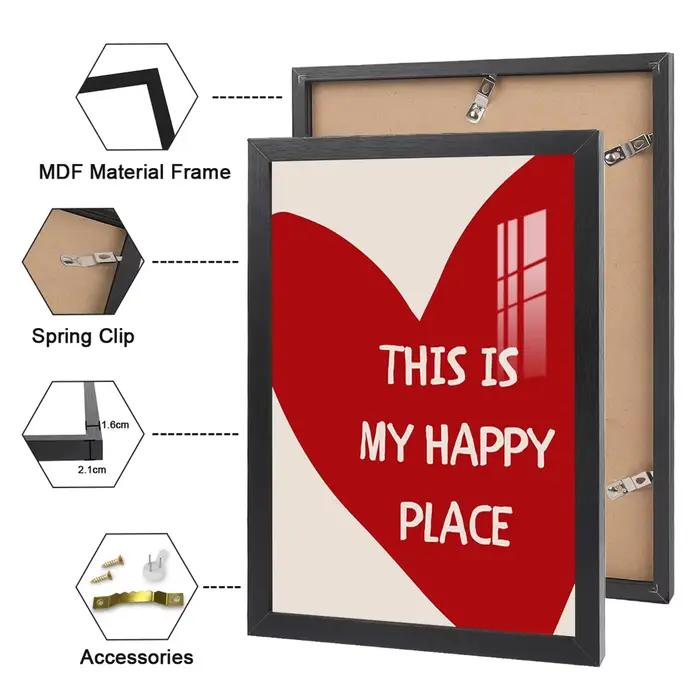 Cadre Photo en bois pour mur Photo 21x30 30x40