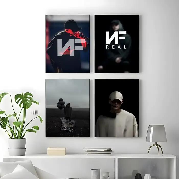 Affiche de chanteur rappeur N-NF