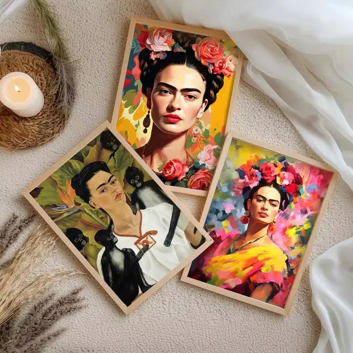 Peinture F-Frida Kahlo