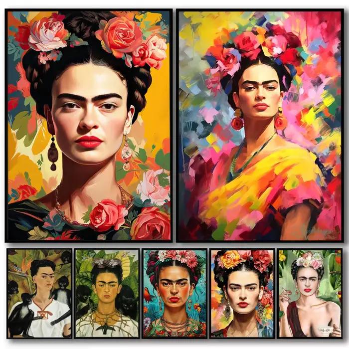 Peinture F-Frida Kahlo