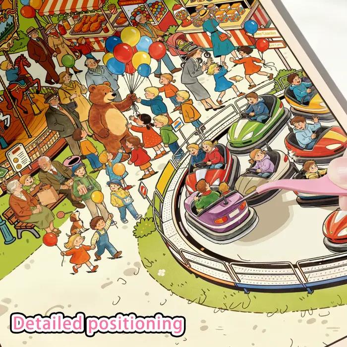 Livre d'autocollants vintage Paysage Urbain Animé