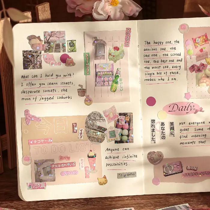 Livre d'autocollants mignons de Style japonais