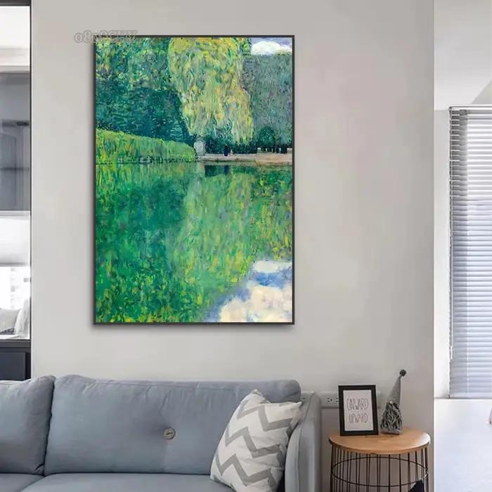 Peinture à l'huile sur toile Gustav Klimt