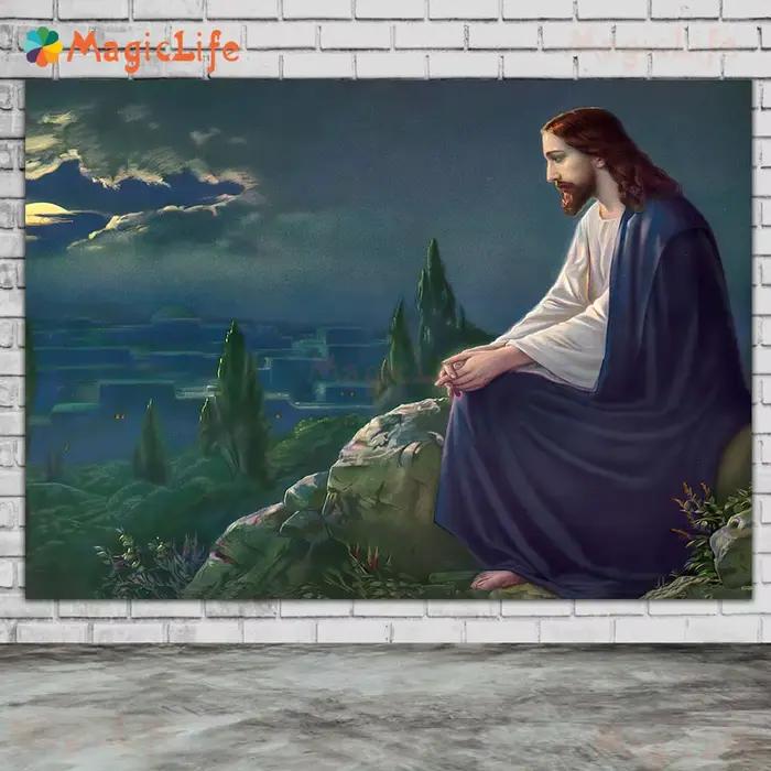 Toile d'Art Mural de la Dernière Cène de Jésus Christ