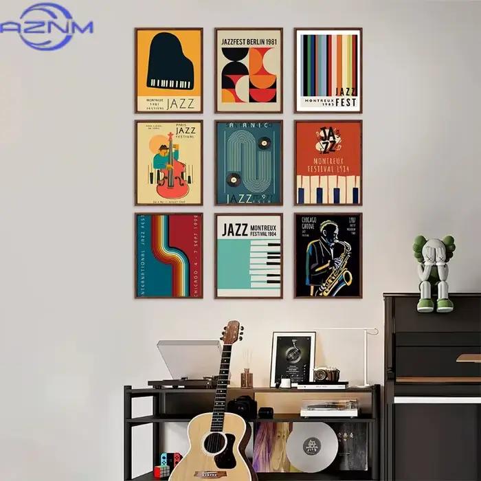AZNM – affiche et impressions sur toile de musique jazz
