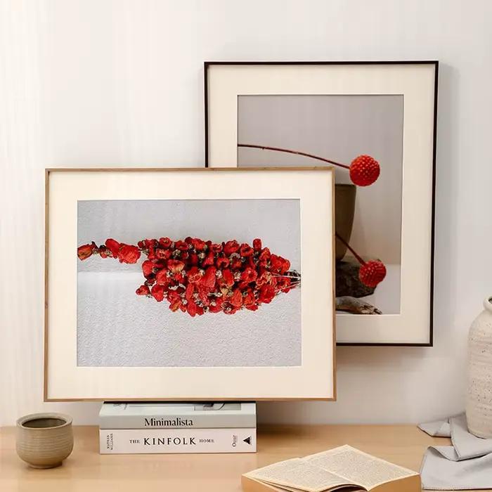 Cadre photo en aluminium A3/A4 4K/8K pour accrochage mural