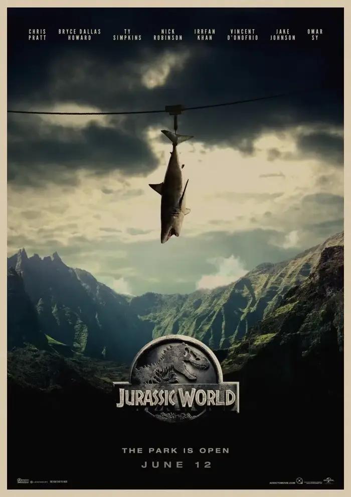 Affiche Vintage de film Jurassic Park