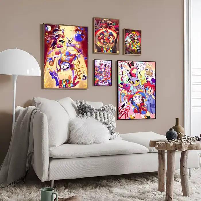 Affiches de film classiques de l'anime The Amazing Digital Circus