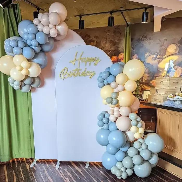 Autocollant mural en acrylique « Joyeux Anniversaire » pour la décoration de chambre