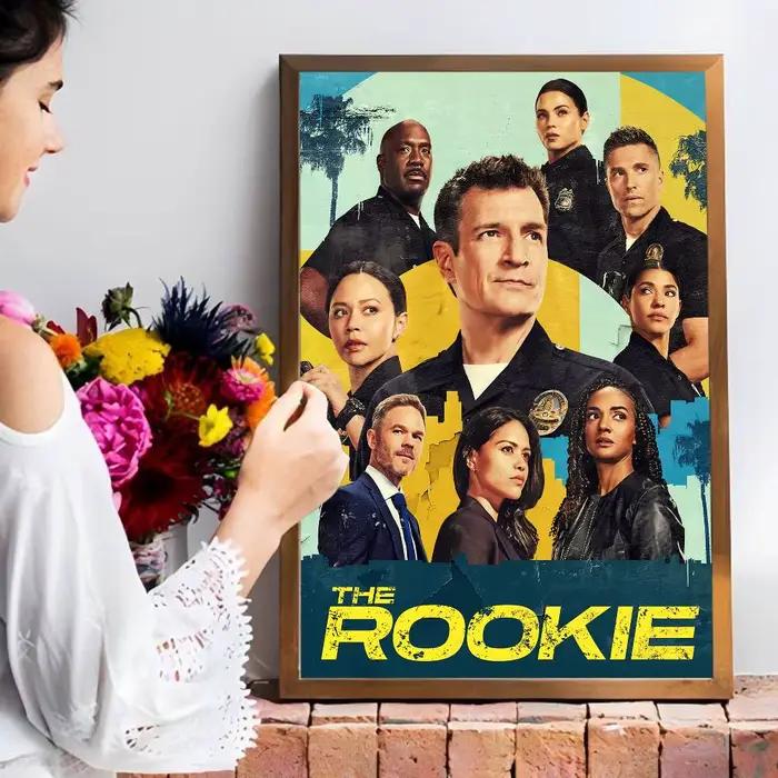 Affiche d'art autocollante classique du film The R-Rookie