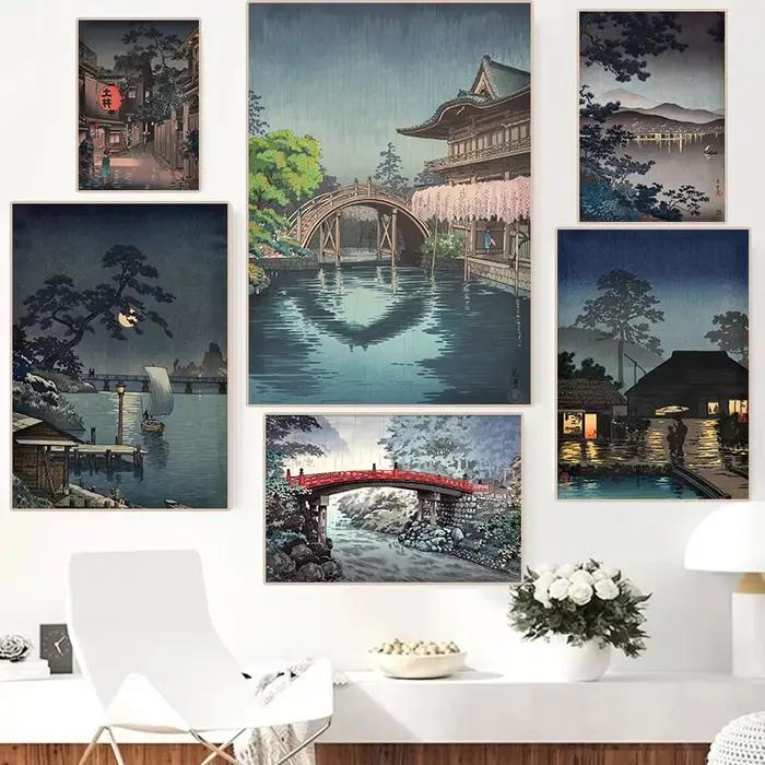 Tsuchiya Koitsu Ukiyo-e – affiche de paysage japonais