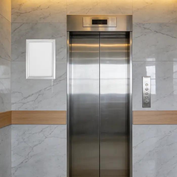 Cadre photo publicitaire pour ascenseur et bureau