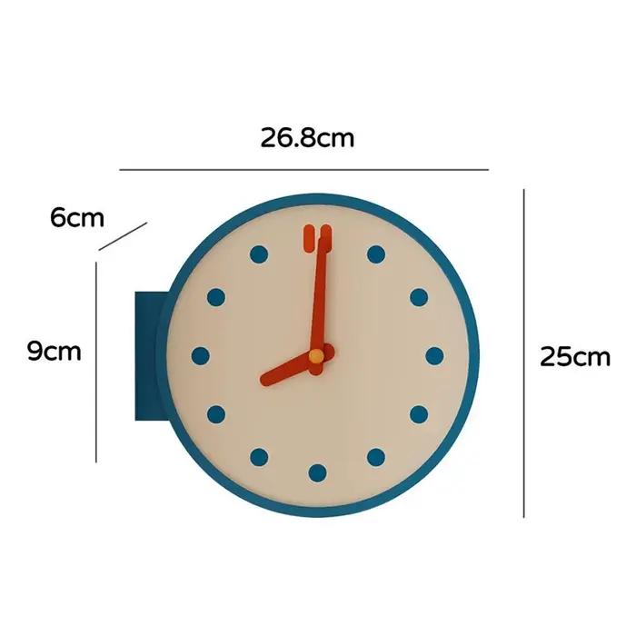 Horloge murale d'angle