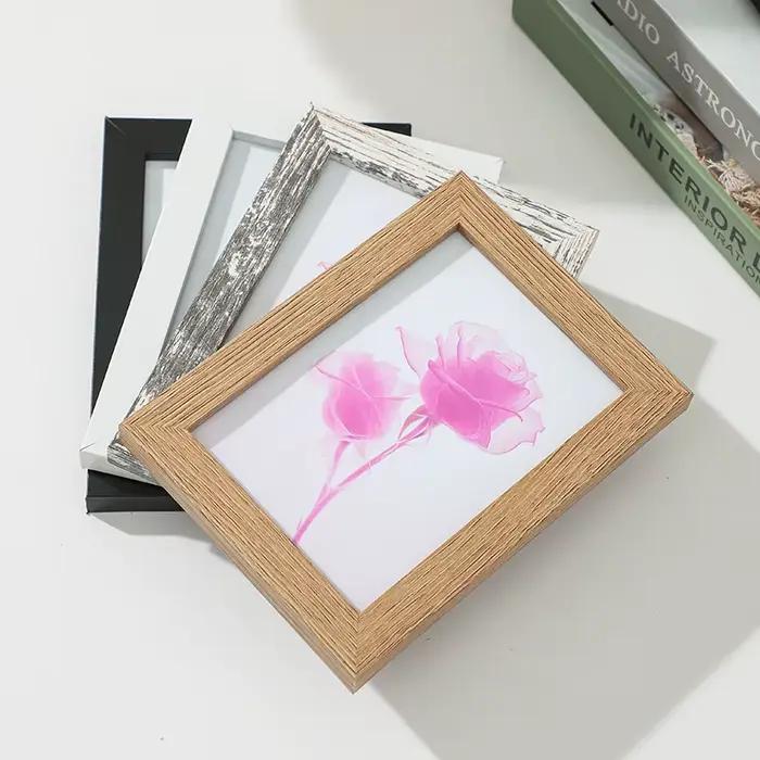 Cadre Photo carré en bois de Style Simple