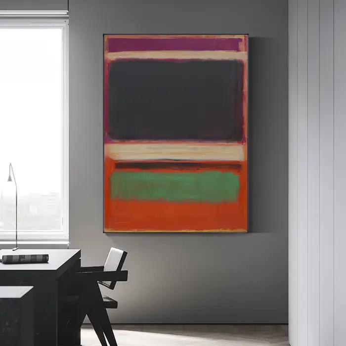 Peinture sur toile abstraite Mark Rothko