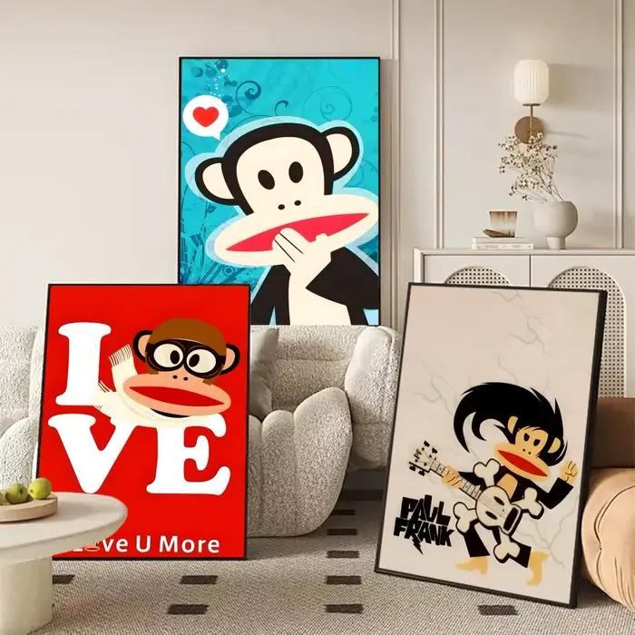 P-Paul Fashion F-Frank Poster Autocollant parfait Art auto-adhésif conçu pour les espaces de bureau à manger à la maison