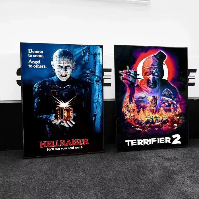 T-Terrifier 2 affiche de film d'horreur avec imprimés