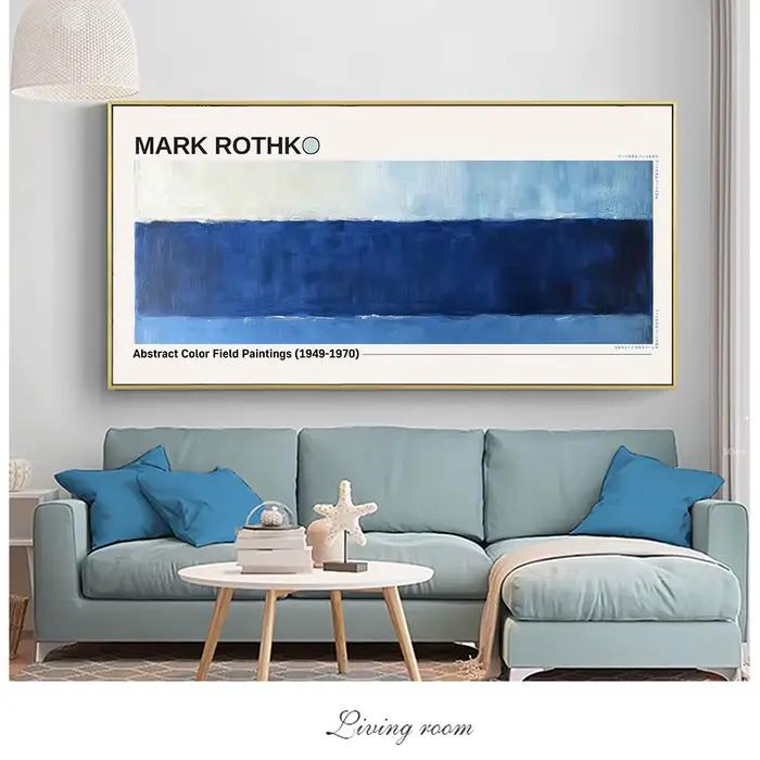 Mark Rothko – peinture sur toile de champ de couleurs abstraites