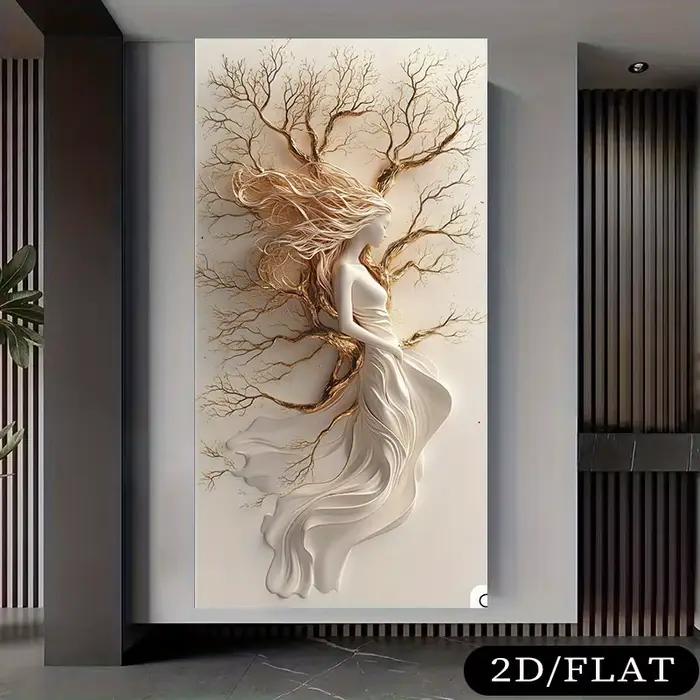 Peinture sur toile d'arbre de vie Extra Large