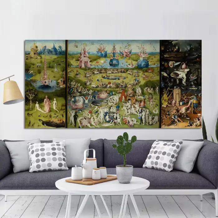 Bosch hiéonymus le jardin de la délice terrestre affiche