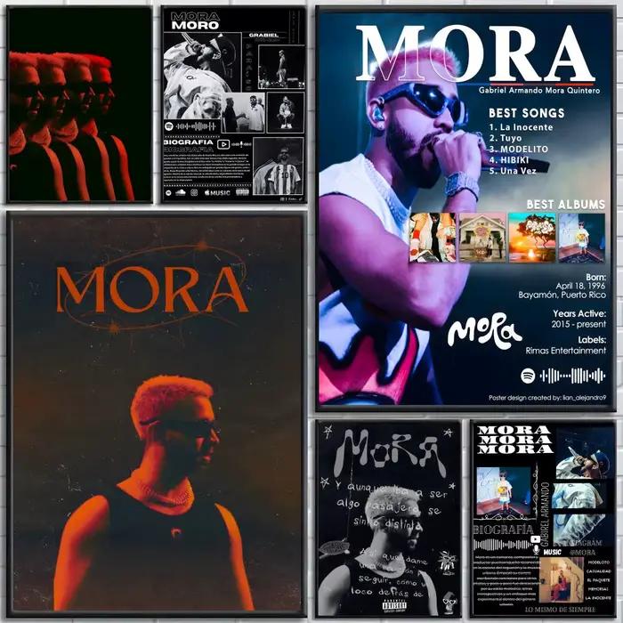 Affiche Singer Mora, affiches haute définition