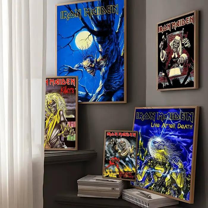 Affiches classiques Vintage I-Irons M-Maidenes