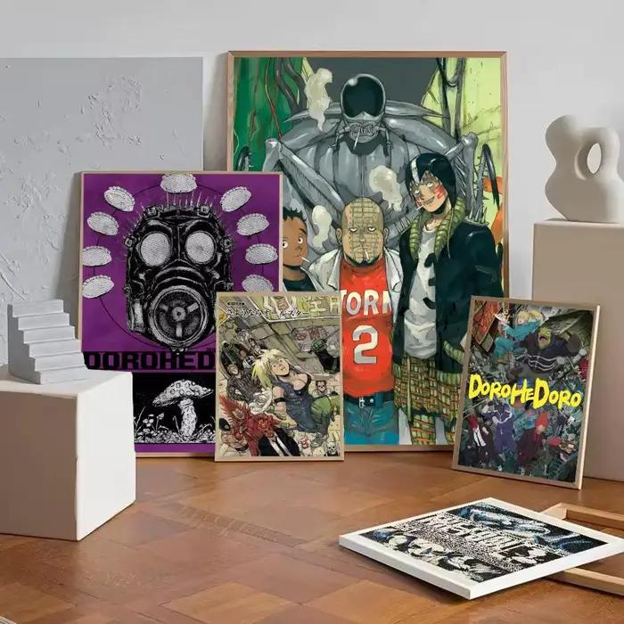 Affiche en papier imprimé de dessin animé d-dorohedoro