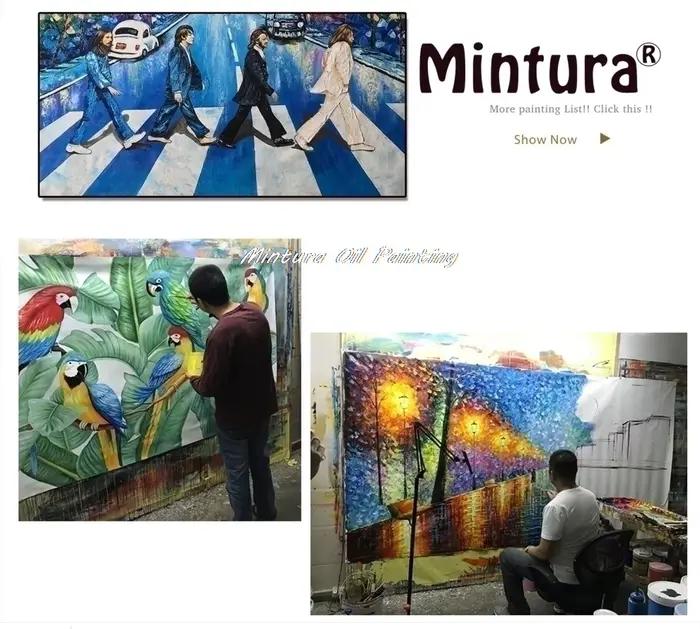Peintures à l'huile peintes à la main sur toile